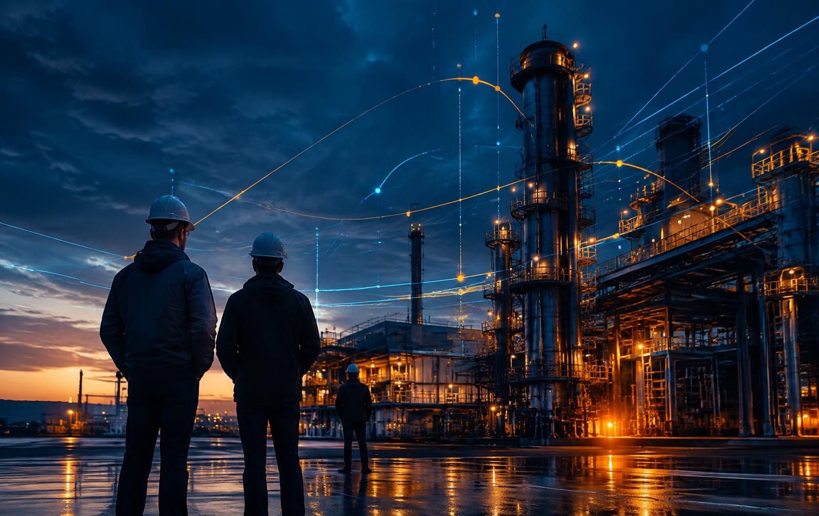 Site industriel moderne